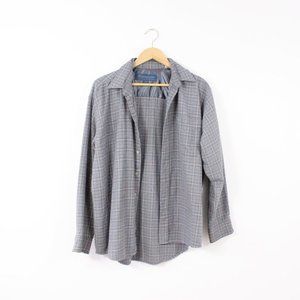 *Westminster Mens Grey Paid  Button Up